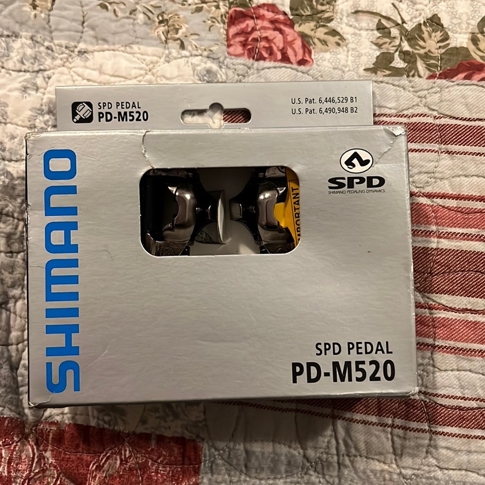 Shimano SPD PEDAL PD-M520 black bike bicycle